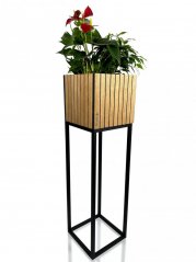 Elegante vaso da fiori della collezione FIORINO 22x22x80 cm