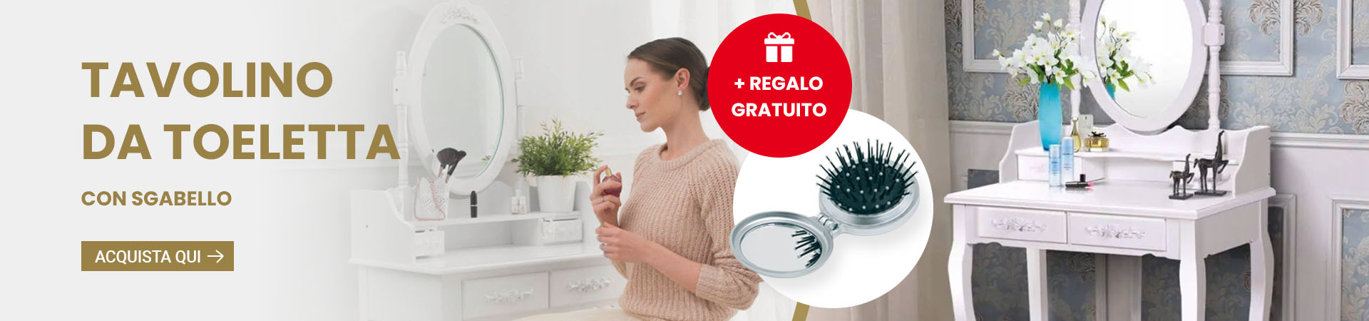 Tavolino da toeletta