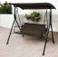 Gartenschaukel 4006D für 3 Personen - goldbraun