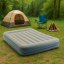 Aufblasbare Doppelmatratze 203 x 152 x 30 cm mit eingebauter Pumpe