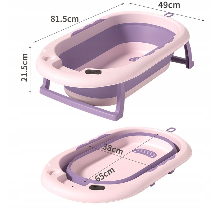 Összecsukható babakád VAIANA PREMIUM párnával és állvánnyal - több színben