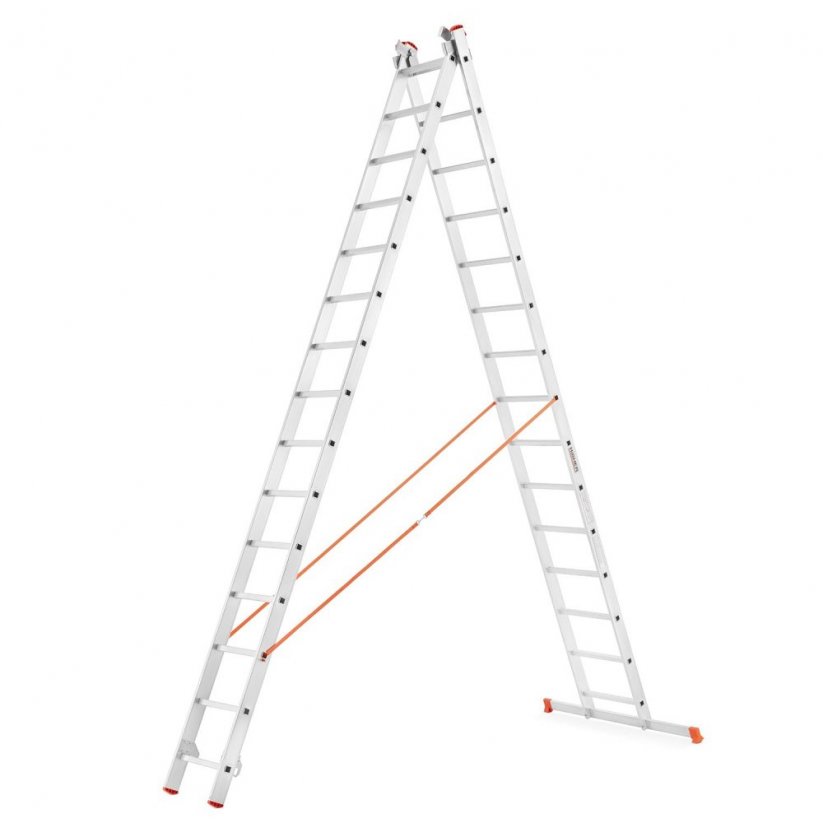Trojdielny multifunkčný rebrík 3x15