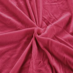 Cearșaf de pat cald din microfibră plușată - roz închis