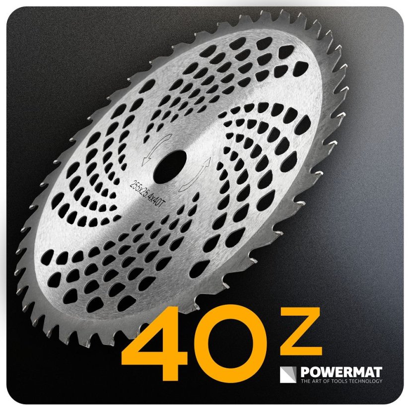 Bozótvágó fűrészlap 255 mm - 40 fog