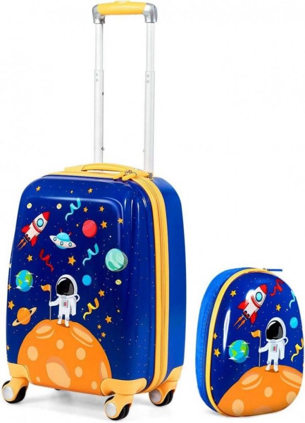 Detský cestovný kufor vesmír 31 l + batoh