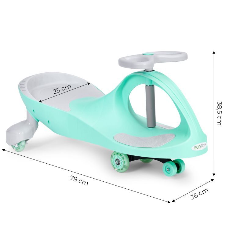 Funfit Gravitációs robogó világító kerekekkel - mentol