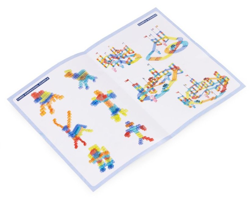 Magnetická stavebnica pre deti – 154-dielna stavebnica s autíčkami a LED podsvietením