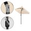 Umbrelă de grădină bej 200 x 140 cm Umbrelă de grădină bej 200 x 140 cm
