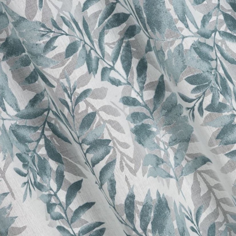 Frumoasă perdea jacquard cu motiv floral