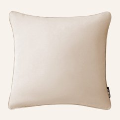 Dekoratívna obliečka na vankúš AURA v krémovej farbe 45 x 45 cm