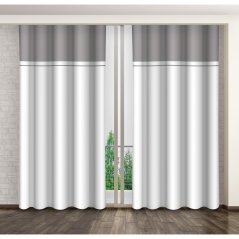 Dekoračný hotový záves so zavesením na štipce