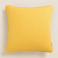 Elegáns párnahuzat mustársárga színben 40 x 40 cm