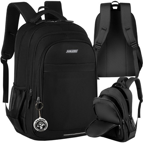Rucsac negru din material durabil - dimensiuni multiple