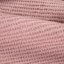 Hochwertige Decke in rosa Farbe mit Waffelstruktur