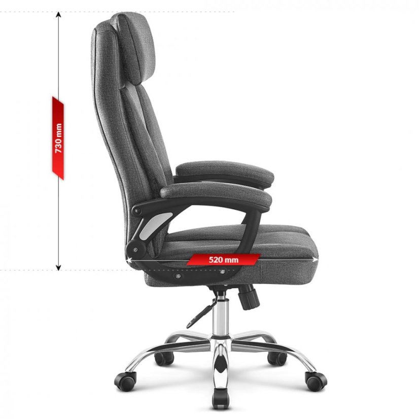 Ergonomikus forgó irodai szék HC-1023 Szürke 