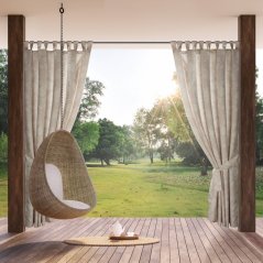 Cortina impermeabil gazebo cu model elegant