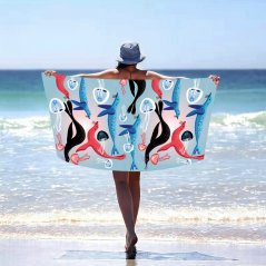 Плажна кърпа с тюлени