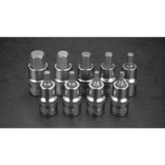 Set di inserti esagonali 1/2" 55 mm 9 pz 08-705 NEO