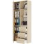 Raft de birou cu sertare MODERN B-80-S3 - diferite variante de culoare - Culoare: artisan mix antracit