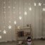 Vánoční osvětlení - závěs s hvězdičkami 4m 136 LED