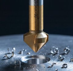 Sada kuželových zahlubovačů HSS 90 - na kov a dřevo, 6dílná