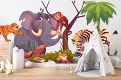 Autocolant pentru copii animale animate Madagascar