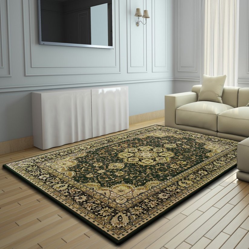 Covor de lux culoarea verde - Dimensiunea covorului: Lăţime: 300 cm | Lungime: 400 cm