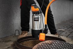 Pompă submersibilă pentru apă murdară 04-736 cu flotor - 18 000 l/h