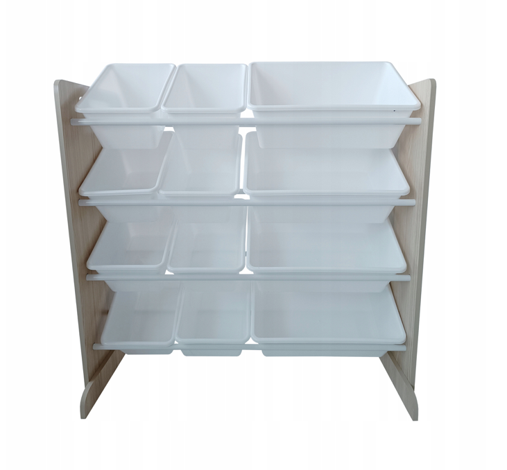 Játékszervező gyerekeknek XXL fehér színben 