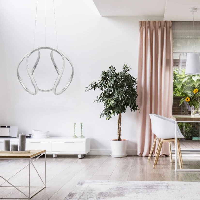 Elegantné moderné LED stropné svietidlo s diaľkovým ovládaním