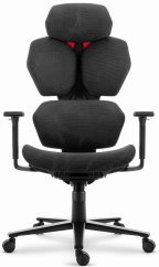 Ergonomikus textil forgó irodai szék - HC-1010 BLACK