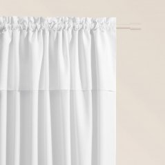 Бяла завеса MIA за панделка 140 x 250 cm