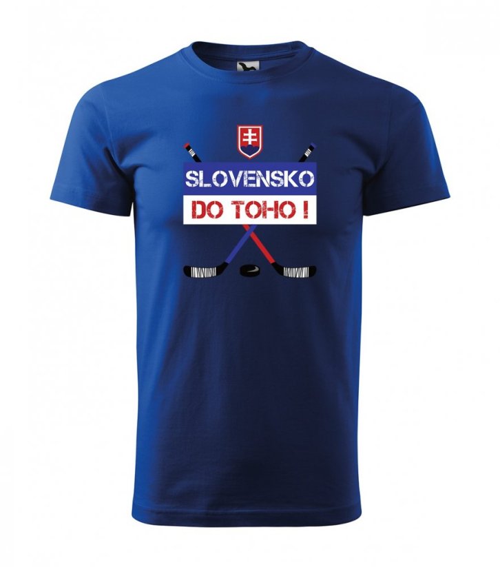 Tricou de hochei pentru bărbați cu imprimeu original Slovacia go for it!