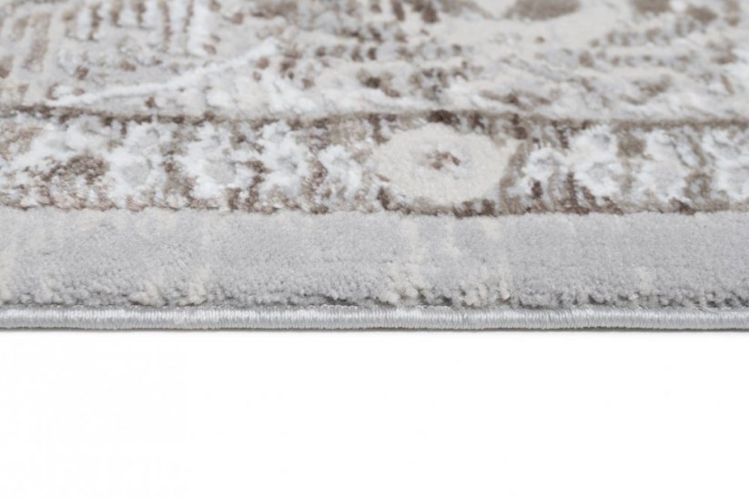 SAHARA Modern mintás vintage szőnyeg világos bézs színű  és szürke  - Méret: Szélesség: 120 cm | Hossz: 170 cm