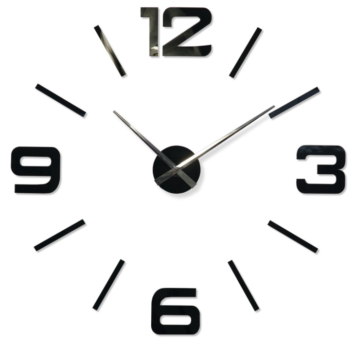 Wanduhr zum Aufkleben