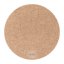 Hochwertiger runder Teppich in einer universellen beige Farbe