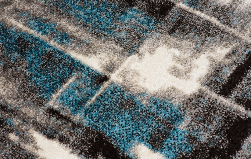 Moderner Teppich mit Batikmuster