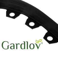 Flexibilný záhradný okraj 10 m s 20 kolíkmi