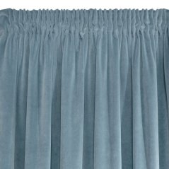 Luxuriöser hellblauer Samtvorhang 140 x 270 cm