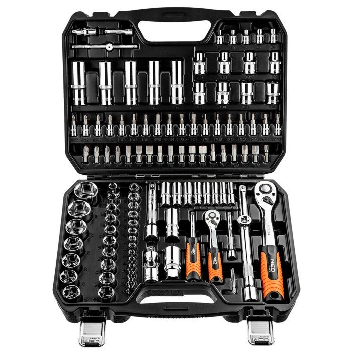 Profesionální gola sada 1/2" a 1/4" 110 ks, CrV 08-666 NEO