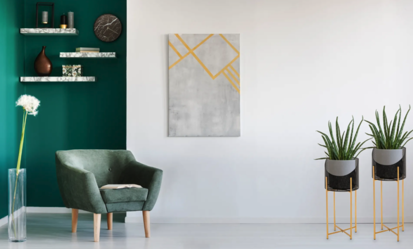 Loftový stojan na květiny