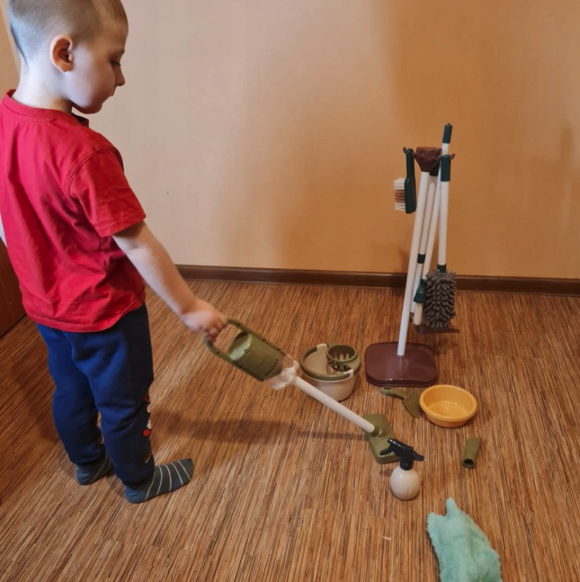 Set interattivo di pulizia per bambini 15v1