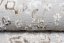 Tappeto di design vintage bianco-grigio chiaro con motivi