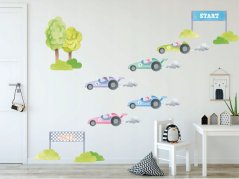 Kvalitná nálepka na stenu pre chlapcov do detskei izby formuly