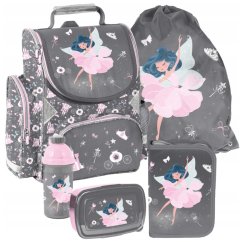 Schulranzen für Mädchen 5-teiliges Set Ballerina