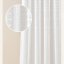 Visokokakovostna bela zavesa  Marisa   s srebrnimi vponkami 300 x 250 cm