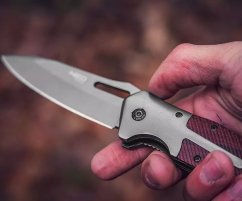Coltello pieghevole da esterno 22 cm