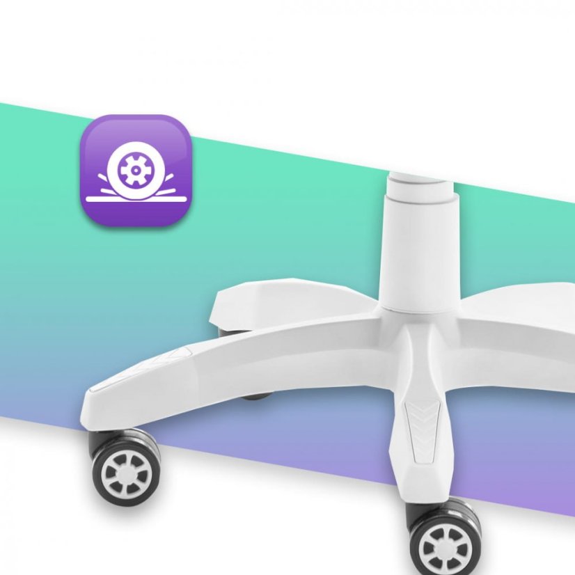 Rainbow gamer szék pasztellszínű