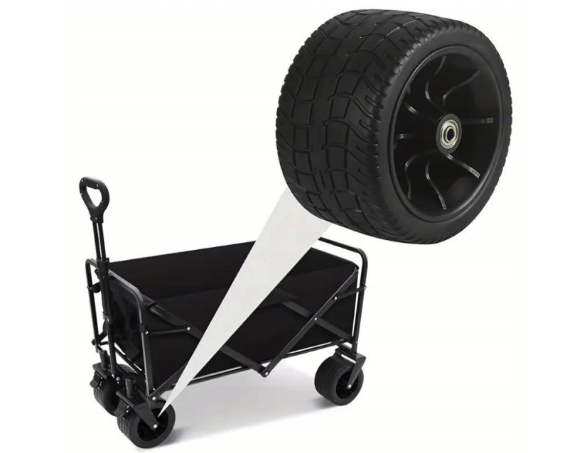 Sklopiva transportna kolica - premium 150 L - Boja: Tirkiz