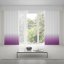 Dekorativní fialové závěsy do obýváku šité na míru s ombré efektem